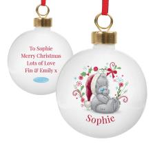 Personalised Me to You Bear Christmas Bauble Image Preview